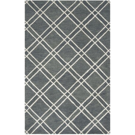 Safavieh 2 ft. - 3 in. x 8 ft. Himalaya Hand Tufted Area Rug Dark Grey & Ivory HIM901F-28